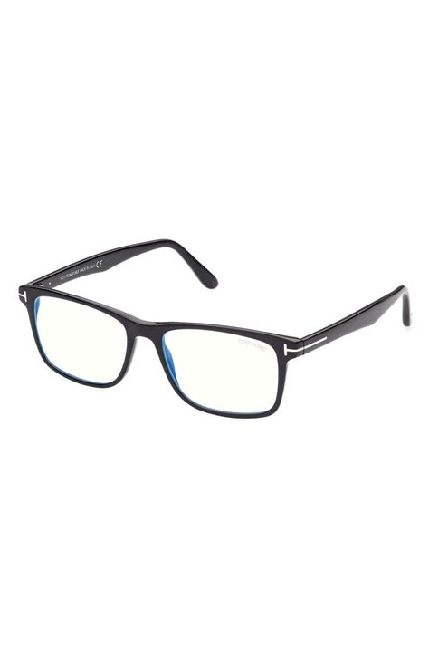 53mm Square Blue Light Blocking Optical Glasses 